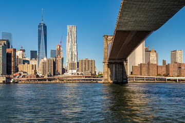 Wall Mural - manhattan skyline seen from Brooklyn side