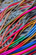© inteamvideo - Electric Wiring Multicolored Installation Cable. IA technology