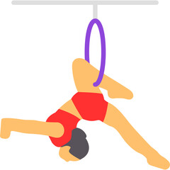 Wall Mural - Trapeze Artist Icon