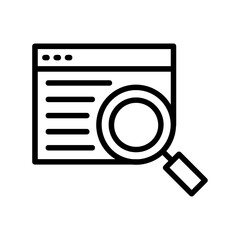 Poster - Online Search Icon