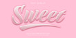 © GatotkacaArt - Editable text sweet with three dimension text style