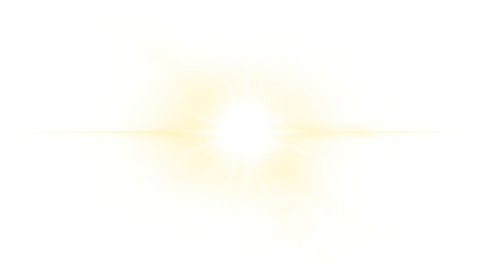 Wall Mural - sun flash with rays and spotlight effect