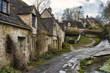 © TenWit - A row of stone cottages / houses in a typical rural village in the touristic Cotswolds region of England, UK with no people