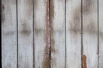 White washed old wooden planks with dark crevices panel