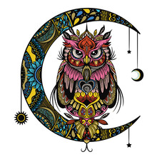 Owl Moon Tattoo