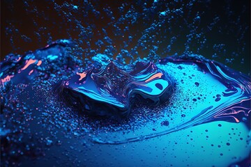  a blue liquid substance with a black background and a black background with a blue and pink liquid substance on it and a black background with a blue and pink border and red border with a.