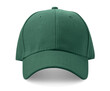 Green cap isolated on white background.
