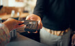 © K.A./peopleimages.com - Credit card payment, pos and customer hands, store cashier or restaurant waiter with easy point of sale machine. Shopping, b2c commerce service or woman with financial fintech purchase at retail cafe