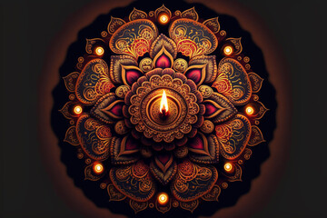 Wall Mural - Diwali, the festival of lights