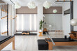 © Bisual Studio/Stocksy - Interior of modern pilates studio