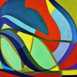 An Abstract Painting; A Composition Of Curves.