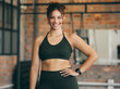 © K.A./peopleimages.com - Fitness portrait, exercise and happy woman at gym for a workout, training and body motivation at health club. Face of sports or athlete female happy about performance, progress and healthy lifestyle