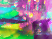 Colorful, Vibrant Glitter Bokeh Background
