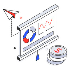 Wall Mural - financial data