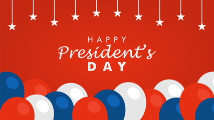 Wall Mural - happy presidents day background