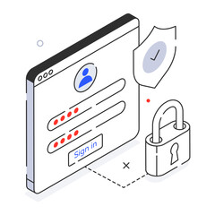Canvas Print - Account Password 