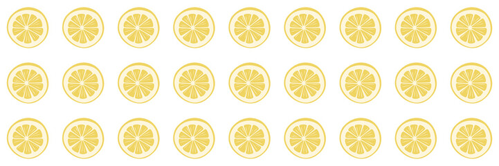 Wall Mural - Simple seamless lemon pattern. Cute monochrome print for clothing, notebooks, packaging design.