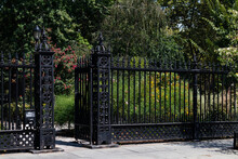 Beautiful Entrance To Stuyvesant Square Park During The Summer In New York City