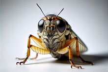 A Close Up Of A Cicada
