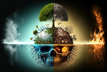 the steps that led to the formation of life on Earth, the course of evolution, and the cyclical nature of the planet's climate. Generative AI