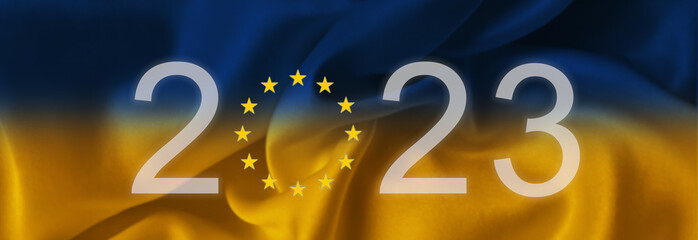 2023 global community European Union countries is voting for Ukraine. War, crisis, refugee Russia. Political and humanitarian aid support