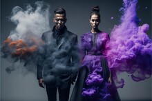 Mystic Fog Party Duo Created With Generative Ai Technology