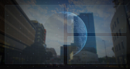 Image of screen with glitch gifts and chains interface with code and chains