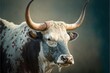 longhorn bull  generative ai photography