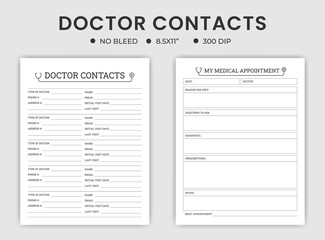  Doctor contacts logbook kdp interior 