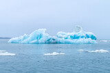 Fototapeta Morze - Glacier Ice in Arctic, Svalbard, Norway