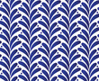Floral blue pattern