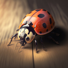A Cute Lady Beetle, Generative Ai