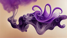 Abstract Purple Smoke As Background Wallpaper Header