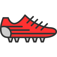 Wall Mural - Football Shoes Icon