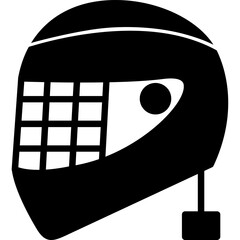 Wall Mural - Helmet Icon