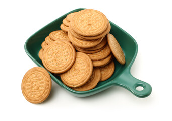 Poster - Cookies on a white background