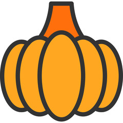 Canvas Print - Pumpkin Icon