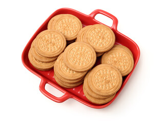 Poster - Cookies on a white background