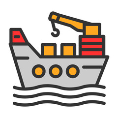 Wall Mural - Shipping Icon