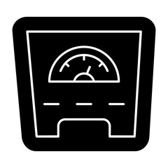 Poster - Weight Scale Icon