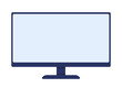 © The img - Computer monitor semi flat color vector element. Portable display. Electronics. Editable item. Full sized object on white. Simple cartoon style illustration for web graphic design and animation