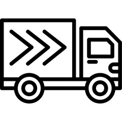 Poster - Delivery Truck Icon