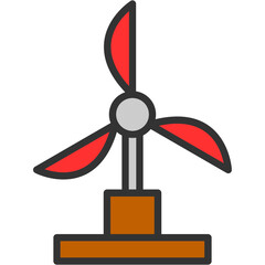 Sticker - Windmill Icon