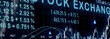 © Westlight - Stock Exchange trading screen with chart, lines, price information, quotes and percentage changes. Business, stock market, trading, financial figures and investment concept. 3D illustration.