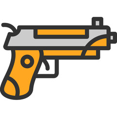 Canvas Print - Guns Icon