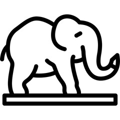 Poster - Elephant Icon