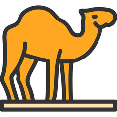 Canvas Print - Camel Icon