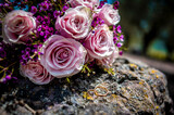 Fototapeta Konie - Ramos de flores de boda, decoración bodas