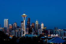 Seattle Skyline Photographed From Kerry Park.