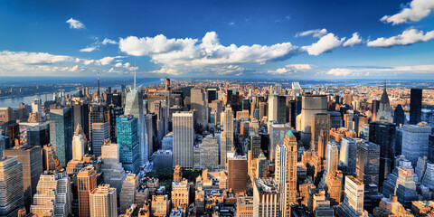 Fototapete - Vue aérienne de New York.